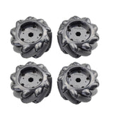 5/10/15KG Load 60/80/96mm Omni Mecanum Wheel with 4/6mm TT Hubs for Arduino Raspberry Pi DIY STEM Robot Car Chassis Toy Parts
