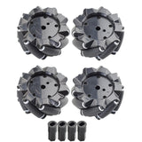 5/10/15KG Load 60/80/96mm Omni Mecanum Wheel with 4/6mm TT Hubs for Arduino Raspberry Pi DIY STEM Robot Car Chassis Toy Parts