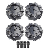 5/10/15KG Load 60/80/96mm Omni Mecanum Wheel with 4/6mm TT Hubs for Arduino Raspberry Pi DIY STEM Robot Car Chassis Toy Parts