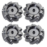 5/10/15KG Load 60/80/96mm Omni Mecanum Wheel with 4/6mm TT Hubs for Arduino Raspberry Pi DIY STEM Robot Car Chassis Toy Parts