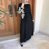 Kaftan Dubai Abaya Turkey Muslim Women Hijab Dress Islam Caftan Marocain Dresses Vestidos Eid Mubarak European Clothing Musulman