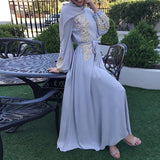 Kaftan Dubai Abaya Turkey Muslim Women Hijab Dress Islam Caftan Marocain Dresses Vestidos Eid Mubarak European Clothing Musulman