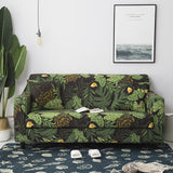 Tropical Leaves Elastic Sofa Cover Stretch Couch Slipcover Living Room Sectional Case Sofa Furniture Protector 1/2/3/4 Seater