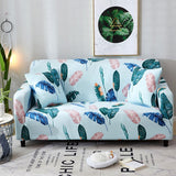 Tropical Leaves Elastic Sofa Cover Stretch Couch Slipcover Living Room Sectional Case Sofa Furniture Protector 1/2/3/4 Seater