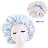 Muslim Women Night Sleep Cap Satin Elastic Bonnet Hat For Hair Care Head Cover Adjust Hair Loss Hat Beanies Skullies Islamic New