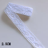 5 yards  of White Beige Cotton Embroidered Flower bud silk screen ribbon fabric with the edge of manual sewing process materials
