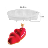 Silicone Cake Mold Wool Ball Shaped Mousse Mold Cake Dessert Baking Tray Heart Donuts Chocolate Mold Cake Decorating Tool