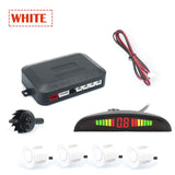 CarPro Parking Sensor Auto Parktronic Kit LED Display Auto Parking Radar with 4 Sensors  Reverse Backup Monitor Detector System