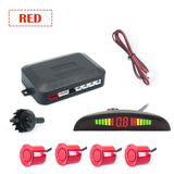 CarPro Parking Sensor Auto Parktronic Kit LED Display Auto Parking Radar with 4 Sensors  Reverse Backup Monitor Detector System