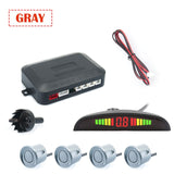CarPro Parking Sensor Auto Parktronic Kit LED Display Auto Parking Radar with 4 Sensors  Reverse Backup Monitor Detector System