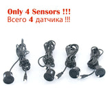 CarPro Parking Sensor Auto Parktronic Kit LED Display Auto Parking Radar with 4 Sensors  Reverse Backup Monitor Detector System