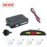 CarPro Parking Sensor Auto Parktronic Kit LED Display Auto Parking Radar with 4 Sensors  Reverse Backup Monitor Detector System