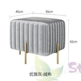 Nordic net red creative shoe stool living room home door footstool clothing store fitting room small sofa side stool - shopwishi 