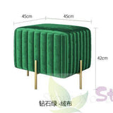 Nordic net red creative shoe stool living room home door footstool clothing store fitting room small sofa side stool - shopwishi 
