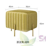 Nordic net red creative shoe stool living room home door footstool clothing store fitting room small sofa side stool - shopwishi 