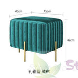 Nordic net red creative shoe stool living room home door footstool clothing store fitting room small sofa side stool - shopwishi 