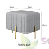 Nordic net red creative shoe stool living room home door footstool clothing store fitting room small sofa side stool - shopwishi 