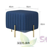 Nordic net red creative shoe stool living room home door footstool clothing store fitting room small sofa side stool - shopwishi 