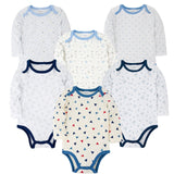 Kavkas New Baby Boys Bodysuit 6 PCS 3 PCS Long Sleeve Cotton Baby Boy Girl Clothes 0-3 months Newborn body bebe Clothing