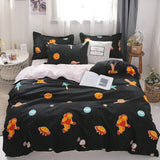 Pink Leopard Printed Plaid Dot Kids Bed Cover Set Duvet Cover Adult Child Bed Sheet and Pillowcase Comforter Bedding Set 61007