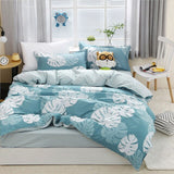 Pink Leopard Printed Plaid Dot Kids Bed Cover Set Duvet Cover Adult Child Bed Sheet and Pillowcase Comforter Bedding Set 61007