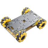 New Style Mini Arduino RC Mecanum Wheel Omni Robot Car Chassis Kit with TT Motor for Raspberry Pi Mixly Scratch Program STEM Toy