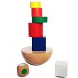 1Set Wooden Hammering Ball Hammer Box Children Fun Playing Hamster Game Toy Early Learning Educational Toys