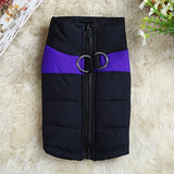 Winter Warm Dog Clothes Waterproof Pet Padded Vest Zipper Jacket Coat For Small Medium Large Dogs Pug Chihuahua Ropa Para Perros