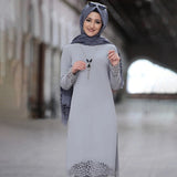Turkey Muslim Dress Women Long Tops Hollow Solid Islamic Ropa Hijab Dresses Moroccan Kaftan Jilbab Party Vestidos Abaya Ramadan