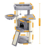 Fast Domestic Delivery Cat Tree Scratcher Animal Funny Scratching Post Climbing Tree Toy Activity Protecting Furniture Pet House