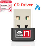 USB Wifi Adapter Antenna Wifi USB Wi fi Adapter Card Wi-fi Adapter Ethernet Wifi Dongle MT7601 Free Driver For PC Desktop laptop