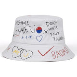 VORON Solid Color iron pin rings personality Bucket Hat cap for unisex women men cotton fishermen caps factory sells directly