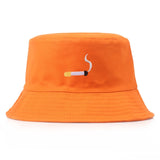 VORON Solid Color iron pin rings personality Bucket Hat cap for unisex women men cotton fishermen caps factory sells directly