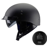 GXT DOT Certification Retro Motorcycle Helmet Moto Helmet Scooter Vintage Half Face Biker Motorbike Crash Moto Helmet Casco Moto