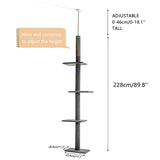 Cat Tree House Condo Playground Stratcher Furniture for Cats Kittens Multi-Level Tower for Cats Play Cozy Nest Home Pet Cat Toys