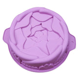 Silicone Big Cake Molds Flower Crown Shape Cake Bakeware Baking Tools 3D Bread Pastry Mould Pizza Pan DIY Birthday Wedding Party