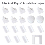 Magnetic Locks Protection From Children Baby Safety Lock Infant Security Locks Drawer Latch Cabinet Door Stopper Lock Limiter