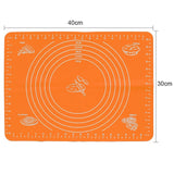Silicone Non-stick Silicone Thickening Mat Rolling Dough Liner Pad Pastry Cake Bakeware Paste Flour Table Sheet Kitchen Tools