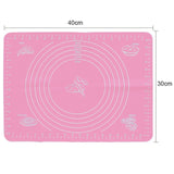 Silicone Non-stick Silicone Thickening Mat Rolling Dough Liner Pad Pastry Cake Bakeware Paste Flour Table Sheet Kitchen Tools