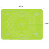 Silicone Non-stick Silicone Thickening Mat Rolling Dough Liner Pad Pastry Cake Bakeware Paste Flour Table Sheet Kitchen Tools
