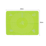 Silicone Non-stick Silicone Thickening Mat Rolling Dough Liner Pad Pastry Cake Bakeware Paste Flour Table Sheet Kitchen Tools