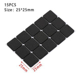 1/2/6/15/24PCS Soft Thickening Bumper Chair Fittings Self-adhesive Floor Protector Anti-slip Mat Anti Rub Furniture Leg Pads - shopwishi 
