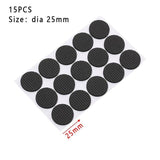 1/2/6/15/24PCS Soft Thickening Bumper Chair Fittings Self-adhesive Floor Protector Anti-slip Mat Anti Rub Furniture Leg Pads - shopwishi 