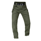 NEW Men's Tactical Multiple Pocket Elastic Slim Fit Cargo Pants 5XL