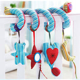 Soft Baby Toys 0-12 Months music Crib Stroller Hanging Spiral kids sensory Educational Toy For newborn babies rattles Bed Bell