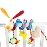 Soft Baby Toys 0-12 Months music Crib Stroller Hanging Spiral kids sensory Educational Toy For newborn babies rattles Bed Bell