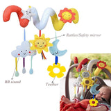Soft Baby Toys 0-12 Months music Crib Stroller Hanging Spiral kids sensory Educational Toy For newborn babies rattles Bed Bell