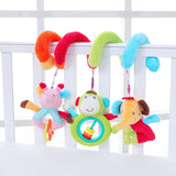 Soft Baby Toys 0-12 Months music Crib Stroller Hanging Spiral kids sensory Educational Toy For newborn babies rattles Bed Bell