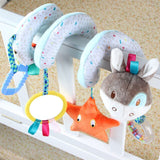 Soft Baby Toys 0-12 Months music Crib Stroller Hanging Spiral kids sensory Educational Toy For newborn babies rattles Bed Bell