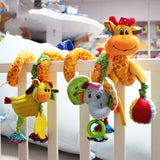 Soft Baby Toys 0-12 Months music Crib Stroller Hanging Spiral kids sensory Educational Toy For newborn babies rattles Bed Bell